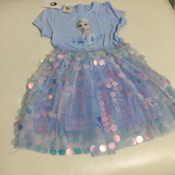 Frozen Elsa sparkly sequin dress - Picture 4 of 7